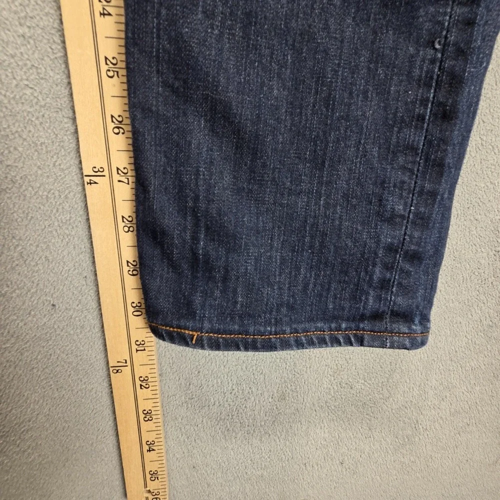 Vintage‎ Levis 504 Jeans Mens 32x32 Blue Straight Engineered Dark Wash Zip Fly